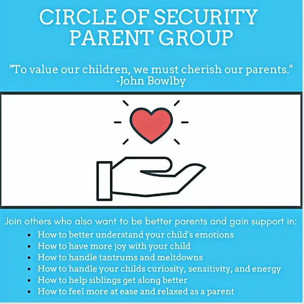 This 8 week group can help parents unlock the mystery to difficult child behaviors, giving parents renewed feelings of success and confidence. In fact, it helps all of us parents feel the way we want to feel toward our children!